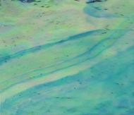 DG1072-Designer Glass Iridized Blue/Green/Clear Granite