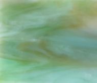 DG1084-Designer Glass Lt.Green/Amber/White Opal