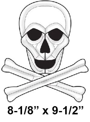 EC863-Exquisite Cluster Skull & Cross Bones
