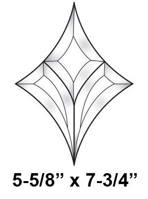 EC906-Exquisite Cluster Flared Diamond
