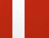 FL502-Lamberts Lt/Md Red On Clear Flashed