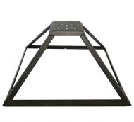 FRAME12- Panel Lamp Frame, Antique Bronze Finish with Gold Highlts, 12" Dia.