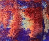 U50542- 18x28 Cobalt/Violet/White/Blue/Purple Herringbone