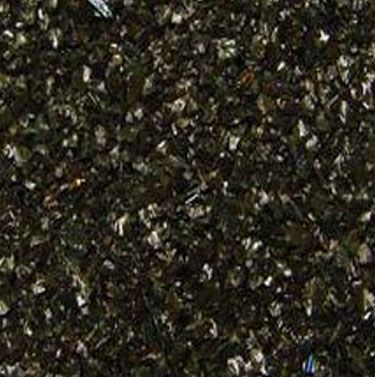 UF3070R- Oceanside Frit Medium Black Opal Iridized 8.5oz Jar - 96 COE