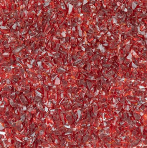 UF5020-Oceanside Frit Coarse Cherry Red 8.5oz Jar - 96 COE (#151)