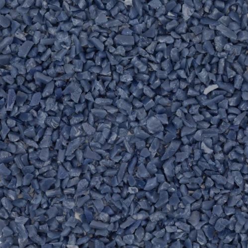 UF5112- Oceanside Frit Coarse Paynes Gray Opal 8.5oz Jar - 96 COE (#078)