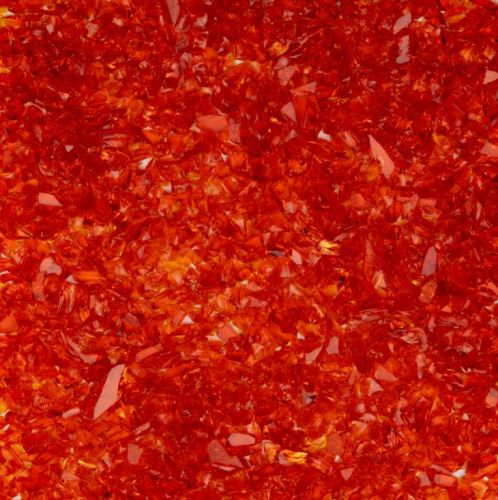 UF5117- Oceanside Frit Coarse Rust Transparent 8.5oz Jar - 96 COE (#5711)