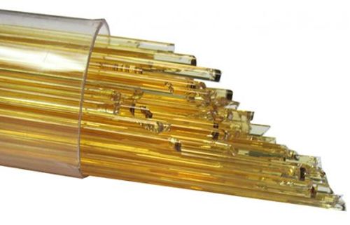 US1003- Oceanside Light Amber Transparent Stringers 96 COE #1102