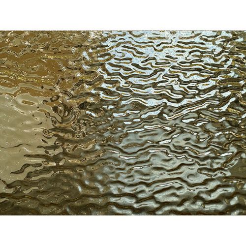 W1077-Amber Tint Ripple Trans. #0001RIP