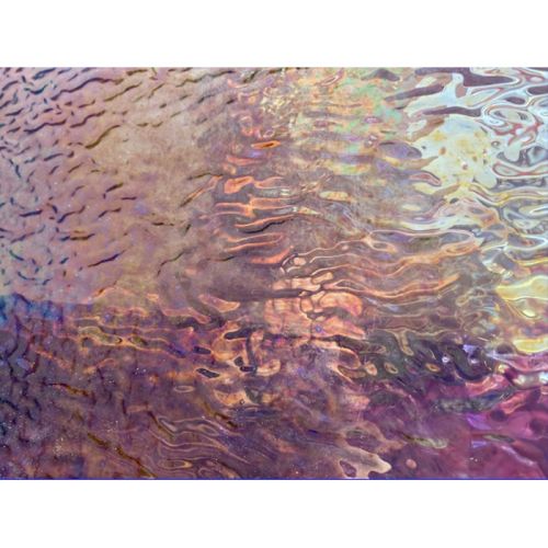 W1304-Iridized Rose Ripple Trans. #418RIPR