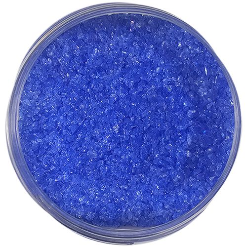 WF9637-Wissmach Glass Frit Medium Sapphire Blue Trans. 96-16 1Lb. - 96 COE