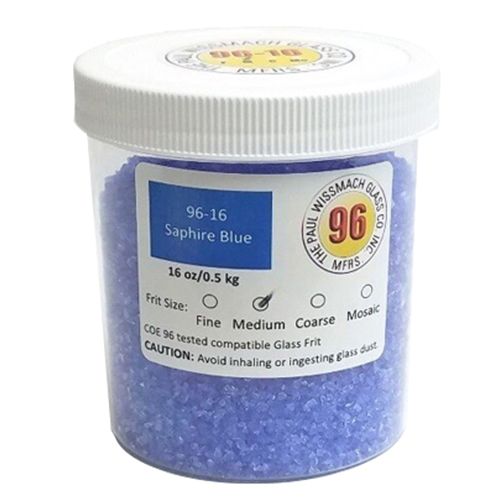 WF9637-Frit 96 Med. Sapphire Blue Trans. #96-16