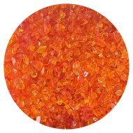 WF9657-Wissmach Glass Frit Coarse Orange/Red Trans. 96-51 1Lb. - 96 COE