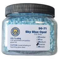 WF9682 - Frit 96 Coarse Sky Blue Opal 96-71 1Lb.