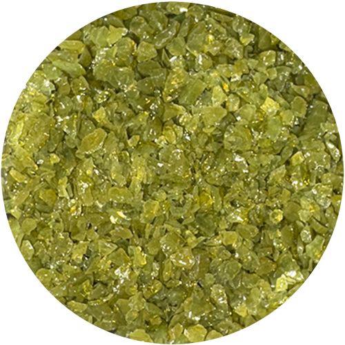 Y964300M4-Youghiogheny Frit Medium Olive Green Opal 4oz Jar - 96 COE