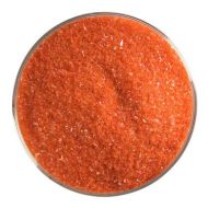 BU002491F- Bullseye Frit Fine Tomato Red Opal 5oz Jar - 90 COE