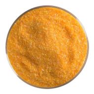 BU002591F- Bullseye Frit Fine Tangerine Opal 5oz Jar - 90 COE