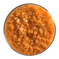 BU002593F- Bullseye Frit Coarse Tangerine Opal 1lb Jar - 90 COE