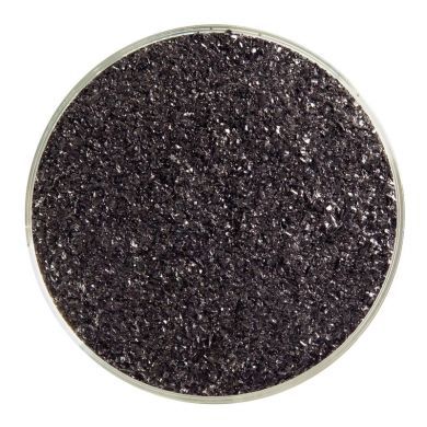 BU010091F - Bullseye Frit Fine Black Opal 1lb Jar  - 90 COE