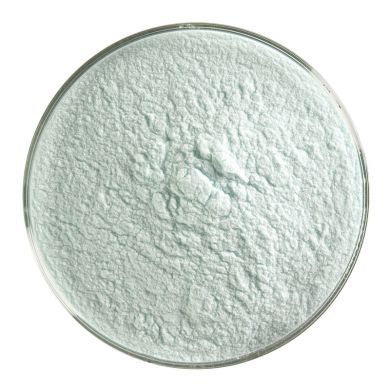 BU011698F- Bullseye Frit Powder Turquoise Blue Opal 5oz Jar - 90 COE