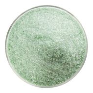 BU011791F- Bullseye Frit Fine Mineral Green Opal 5oz Jar - 90 COE