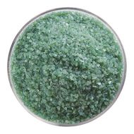 BU011792F-Bullseye Frit Medium Green Opal 5oz Jar