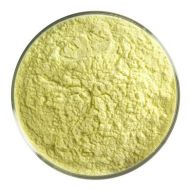 BU112098F- Bullseye Frit Powder Canary Yellow Transparent 1lb Jar - 90 COE
