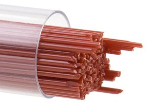 BU012407- Bullseye 1MM Red Opal Stringers - 90 COE