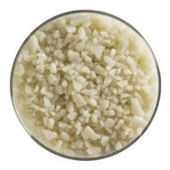 BU013793F - Bullseye Frit Coarse French Vanilla Opal 1lb Jar - 90 COE