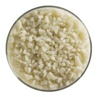 BU013793F - Bullseye Frit Coarse French Vanilla Opal 1lb Jar