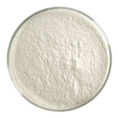 BU013798F - Bullseye Frit Powder French Vanilla Opal 1lb Jar  - 90 COE