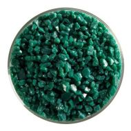 BU014593F- Bullseye Frit Coarse Jade Green 5oz Jar - 90 COE