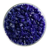 BU014793F-Bullseye Frit Coarse Deep Cobalt Blue Opal 5oz Jar - 90 COE