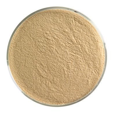 BU020398F- Bullseye Frit Powder Solid Brown Opal 5oz Jar - 90 COE