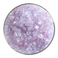 BU121593F- Bullseye Frit Coarse Light Pink Striker Transparent 5oz Jar - 90 COE