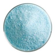 BU021691F- Bullseye Frit Fine Light Cyan Opal 1lb Jar - 90 COE