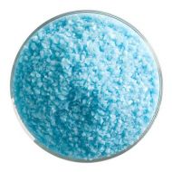 BU021692F- Bullseye Frit Medium Light Cyan Opal 1lb Jar - 90 COE