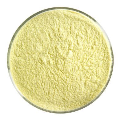 BU022098F- Bullseye Frit Powder Sunflower Yellow Opal 5oz Jar - 90 COE