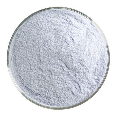 BU123498F- Bullseye Frit Powder Violet Striker Transparent 5oz Jar - 90 COE