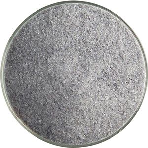 BU023691F- Bullseye Frit Fine Slate Gray Opal 5oz Jar - 90 COE