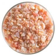 BU030593F - Bullseye Frit Coarse Salmon Pink Opal 5oz Jar - 90 COE