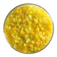 BU032093F- Bullseye Frit Coarse Marigold Yellow Opal 5oz Jar - 90 COE