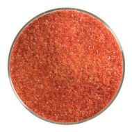 BU132291F -Bullseye Frit Fine Garnet Red Transparent Striker 5oz Jar  - 90 COE