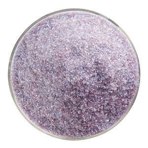 BU033291F- Bullseye Frit Fine Plum Opal 5oz Jar - 90 COE