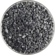 BU033693F- Bullseye Frit Coarse Deep Gray Opal 5oz Jar - 90 COE