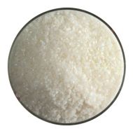 BU092092F- Bullseye Frit Medium Warm White Opal 5oz Jar - 90 COE