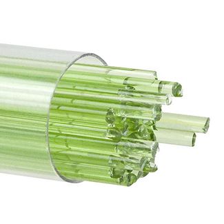 BU112672- Bullseye 2MM Chartreuse Transparent Stringers - 90 COE