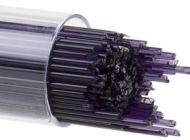 BU112807- Bullseye 1MM Deep Royal Purple Transparent Stringers - 90 COE