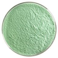 BU114598F- Bullseye Frit Powder Kelly Green Transparent 5oz Jar - 90 COE