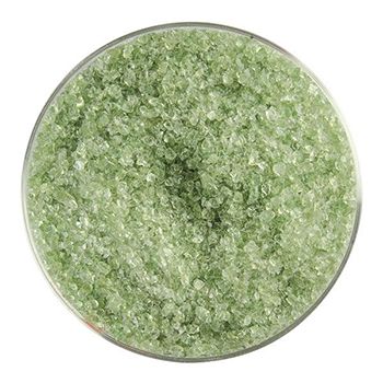 BU121792F- Bullseye Frit Medium Leaf Green 5oz Jar - 90 COE